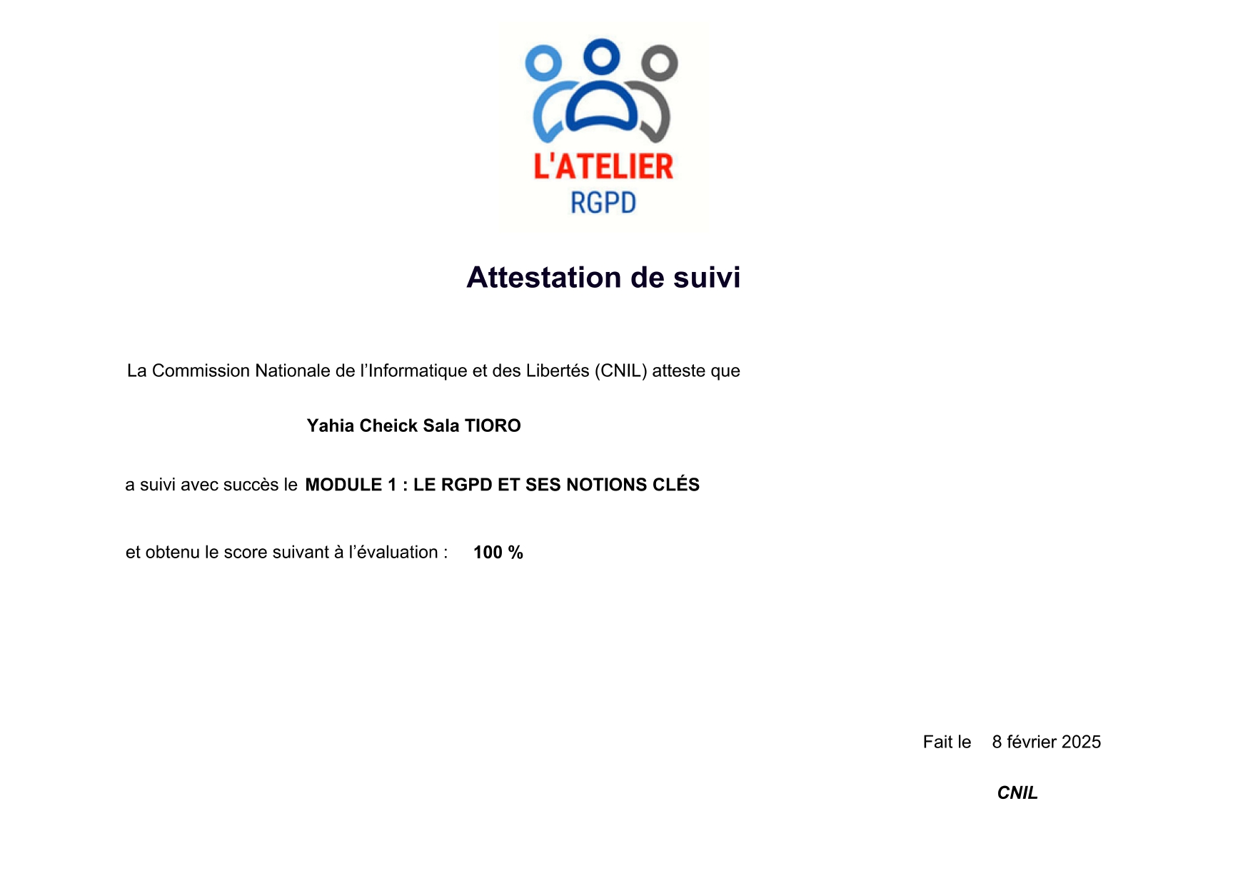 certfications